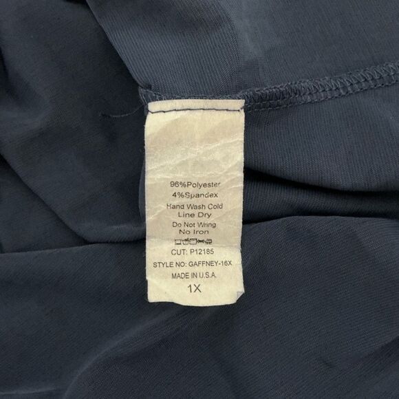 2B Together Women's Plus Flutter Sleeve Tunic Dress Navy Blue Size 1X - Picture 6 of 8